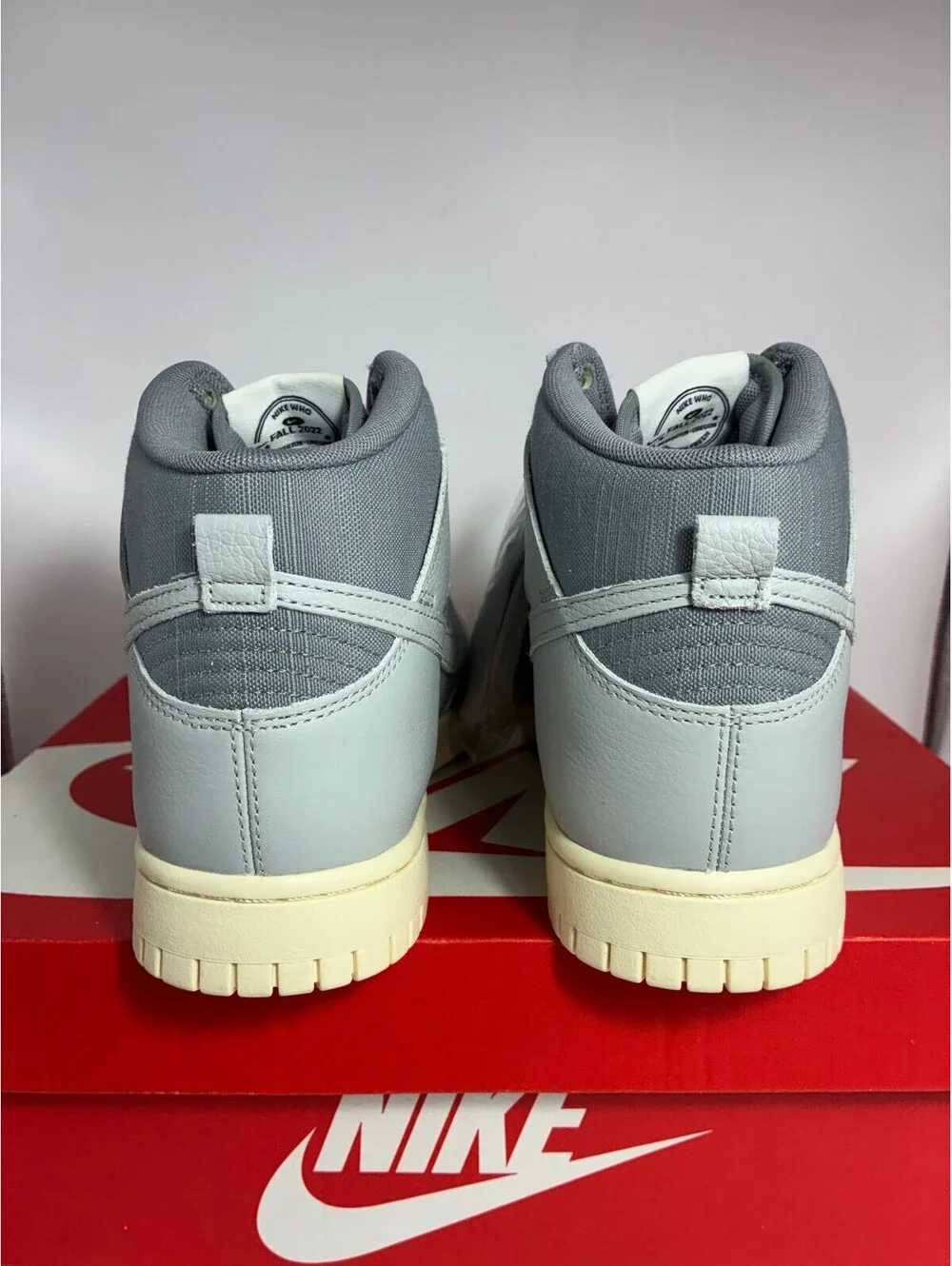 Size 8m/9.5w - Nike Dunk Hi Retro PRM Certified Fresh Particle Grey